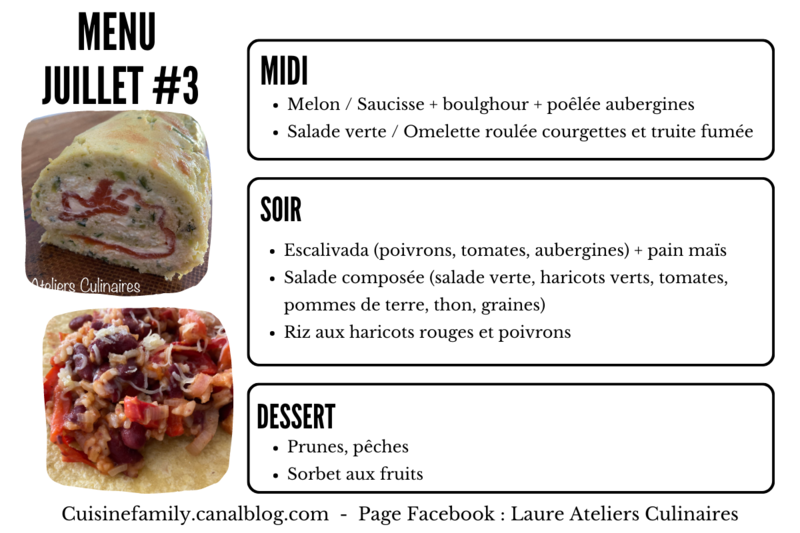 MENU JUILLET#3