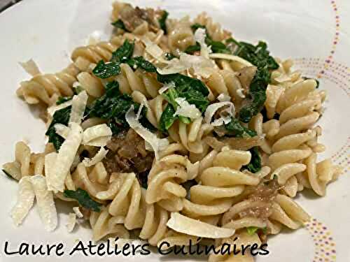 Pâtes au Cima de rapa et anchois