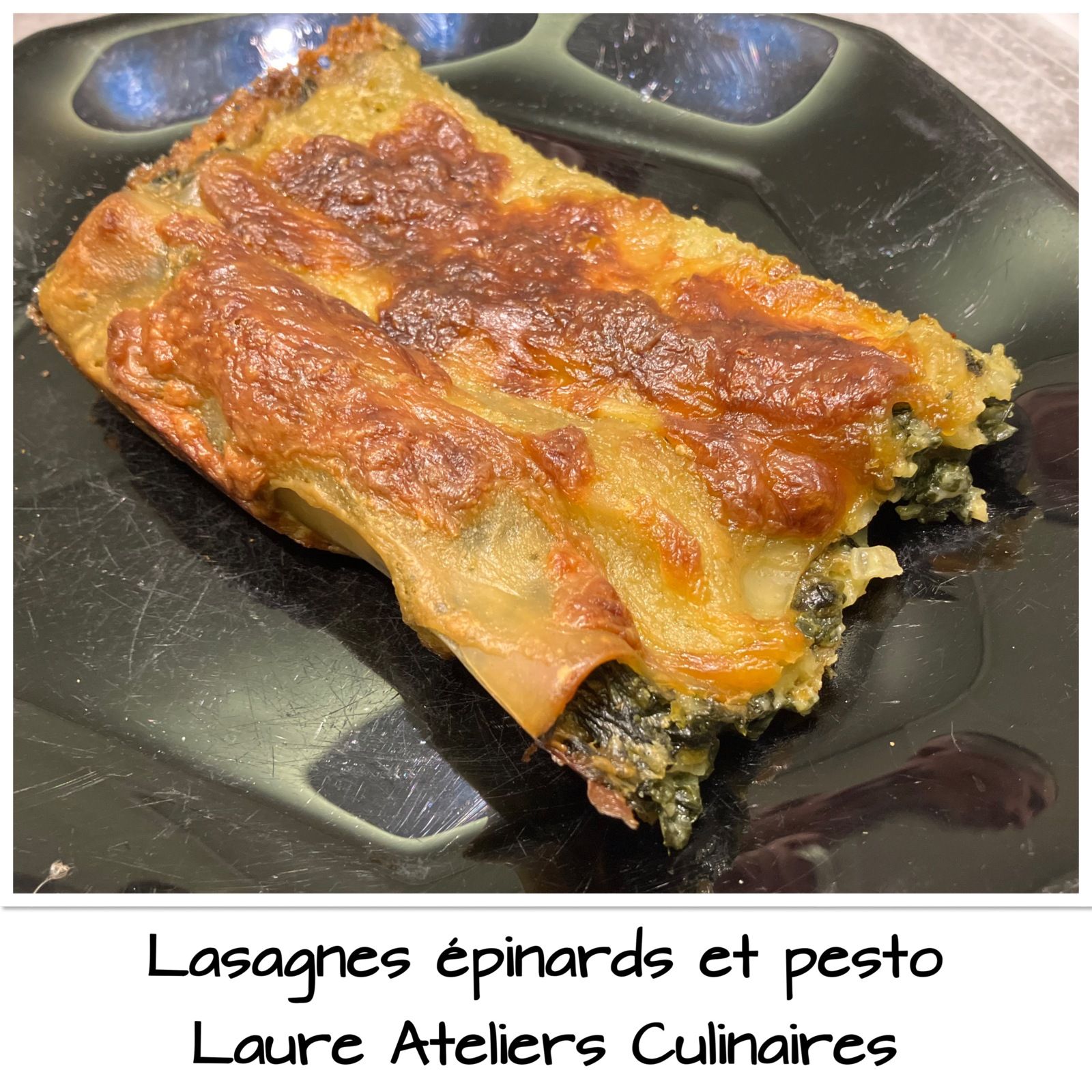 Cannellonis épinards et pesto