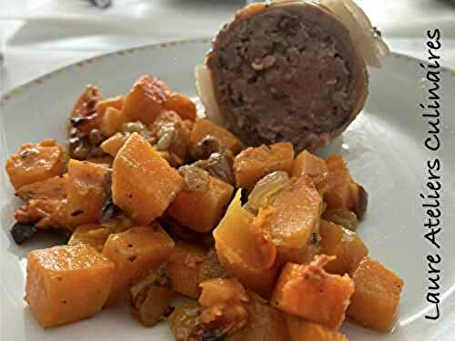 Poêlée de Butternut aux fruits secs
