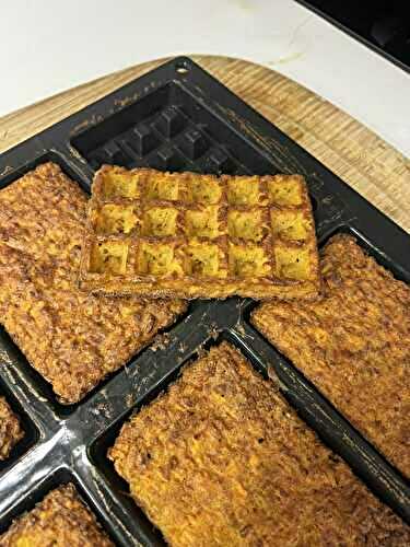 Gaufres de courge au four