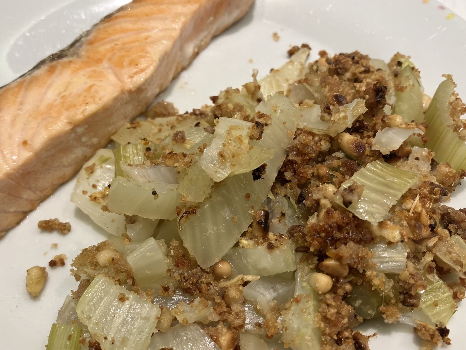 Crumble de fenouil aux agrumes et anchois