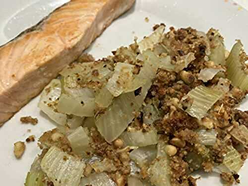 Crumble de fenouil aux agrumes et anchois