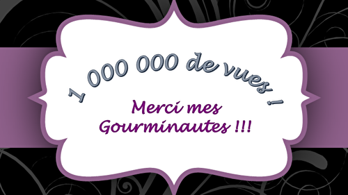 1 000 000 de vues !!!!