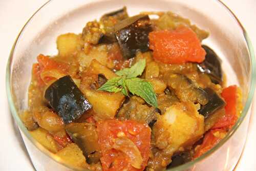 Aloo Began (ou Curry d’aubergines