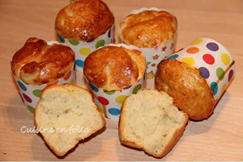 Brioches individuelles au mascarpone