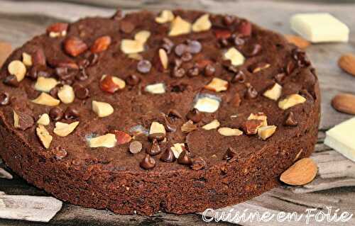 Brownie au chocolat hyper protéiné