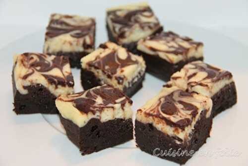 Brownie Cheesecake marbré