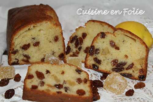 Cake au gingembre confit