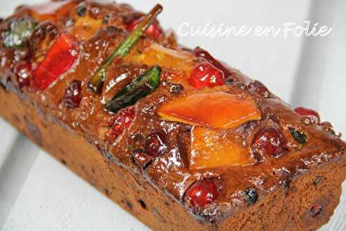 Cake aux fruits confits