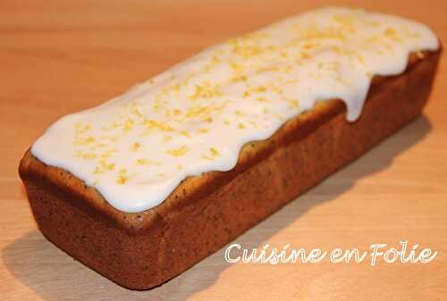 Cake citron-pavot