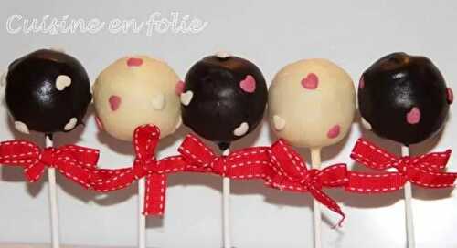 Cake pop Saint Valentin