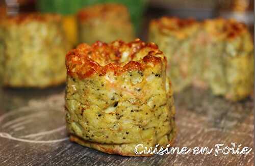 Cannelés brocolis et parmesan