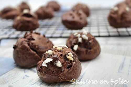 Chouquettes au chocolat