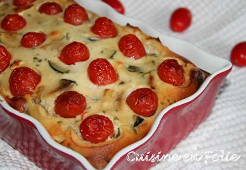 Clafoutis de courgettes sans gluten