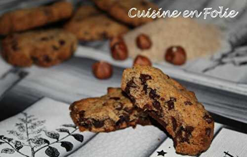 Cookies à la farine de noisettes