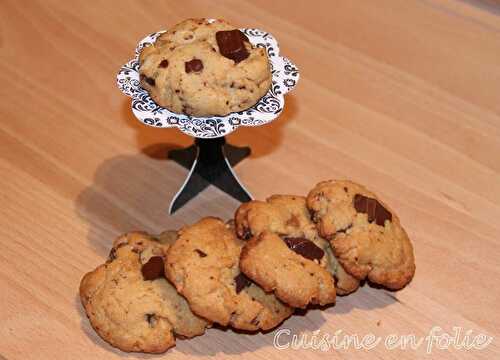 Cookies au beurre de cacahuète et aux trois chocolats