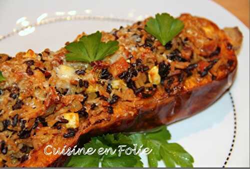 Courge butternut farcie