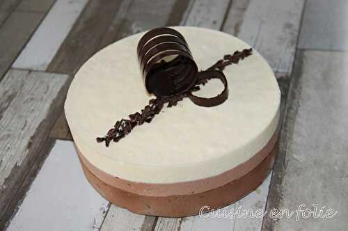 Entremet trois chocolats