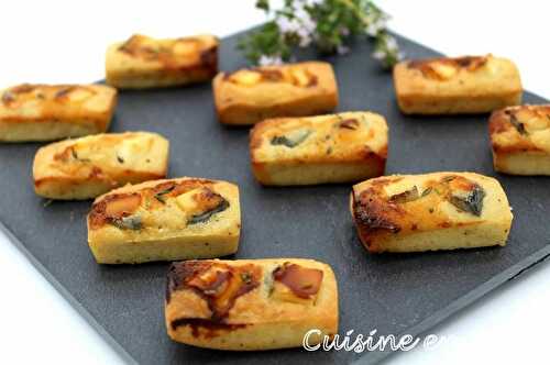 Financier chèvre miel