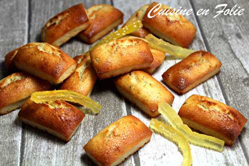 Financiers huile d’olive et citron de Sylvain Joffre