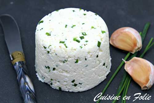 Fromage frais ail et fines herbes