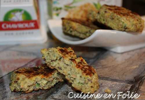 Galettes de quinoa aux courgettes et serrano