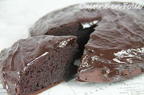 Gâteau au chocolat gluten free, mais aussi sans oeuf, et sans lait