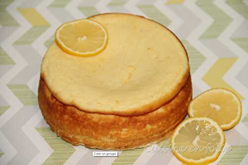 Gâteau au fromage blanc et au citron