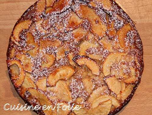 Gâteau invisible aux pommes