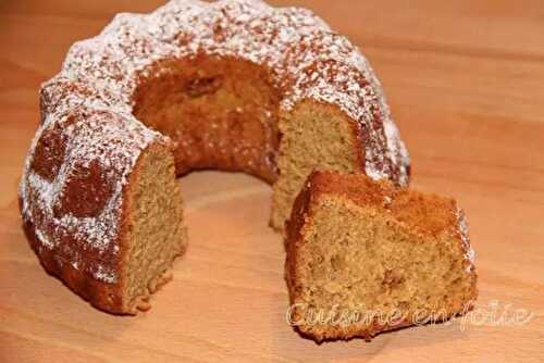 Gâteau noix de coco, vanille, citron et rhum