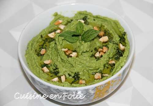 Houmous de petits pois