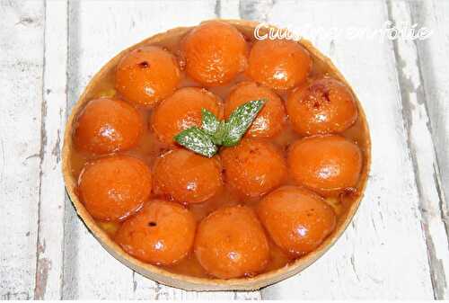 La tarte aux abricots et gingembre confit de Philippe Conticini