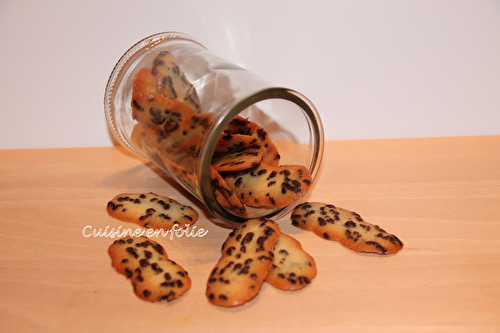 Langues de chat au chocolat