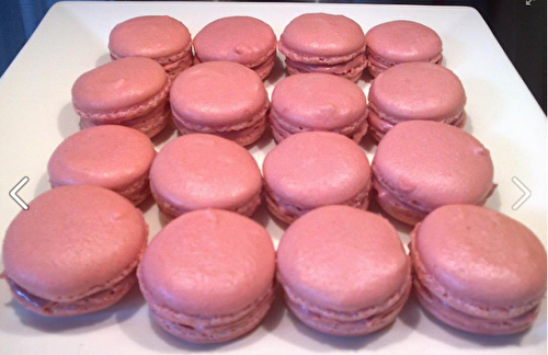 Macarons framboise