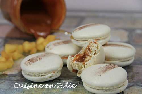 Macarons pomme-caramel au beurre salé