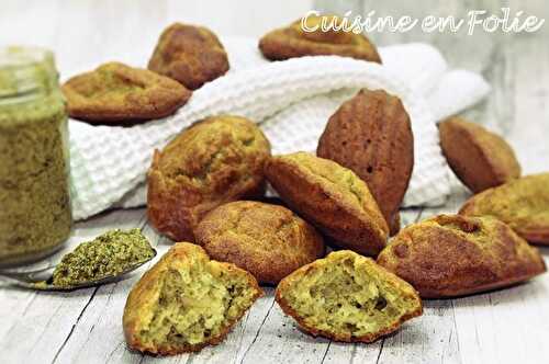 Madeleines au pesto