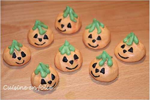 Meringues citrouille d’Halloween