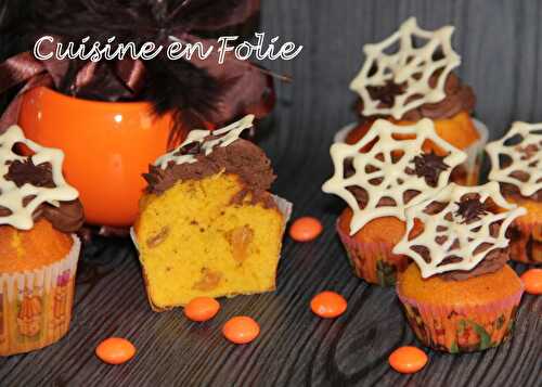 Muffins d’Halloween au potimarron