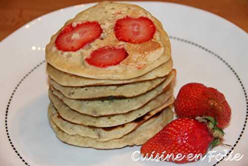 Pancakes à la fraise