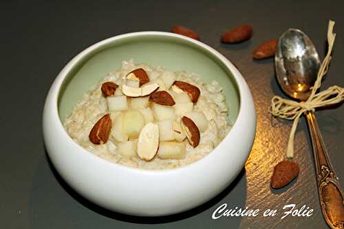 Porridge à la poire