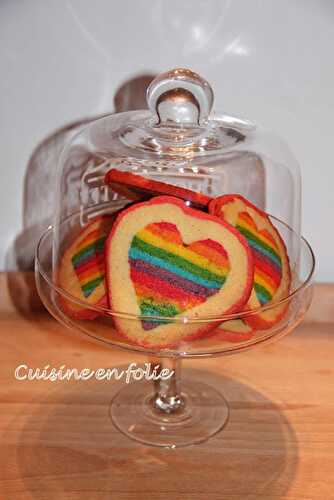 Rainbow coeurs