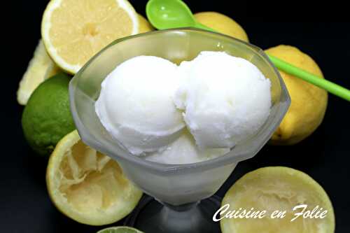 Sorbet au citron