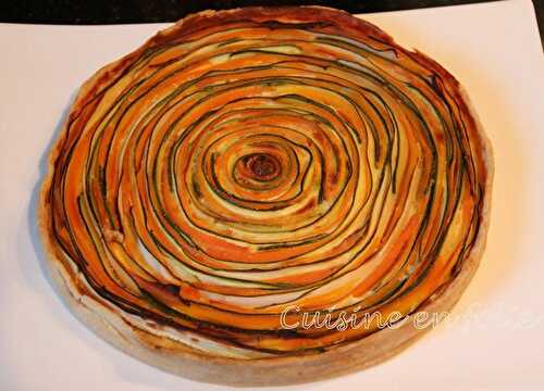 Spirale aux courgettes et aux carottes