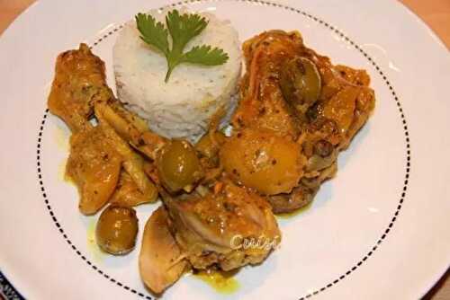 Tajine de poulet au citron confit