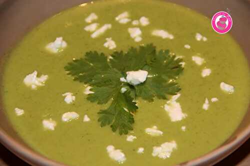 Velouté courgette et basilic