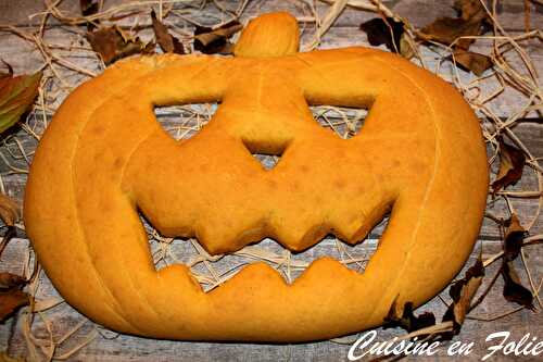 Focaccia Halloween au potimarron