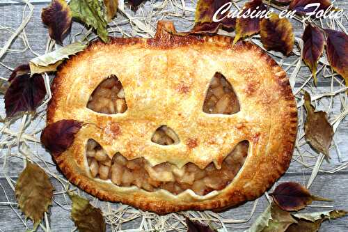 Tarte aux pommes Halloween