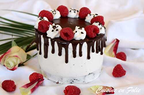 Layer cake choco-framboise