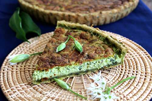 Quiche à l’ail des ours